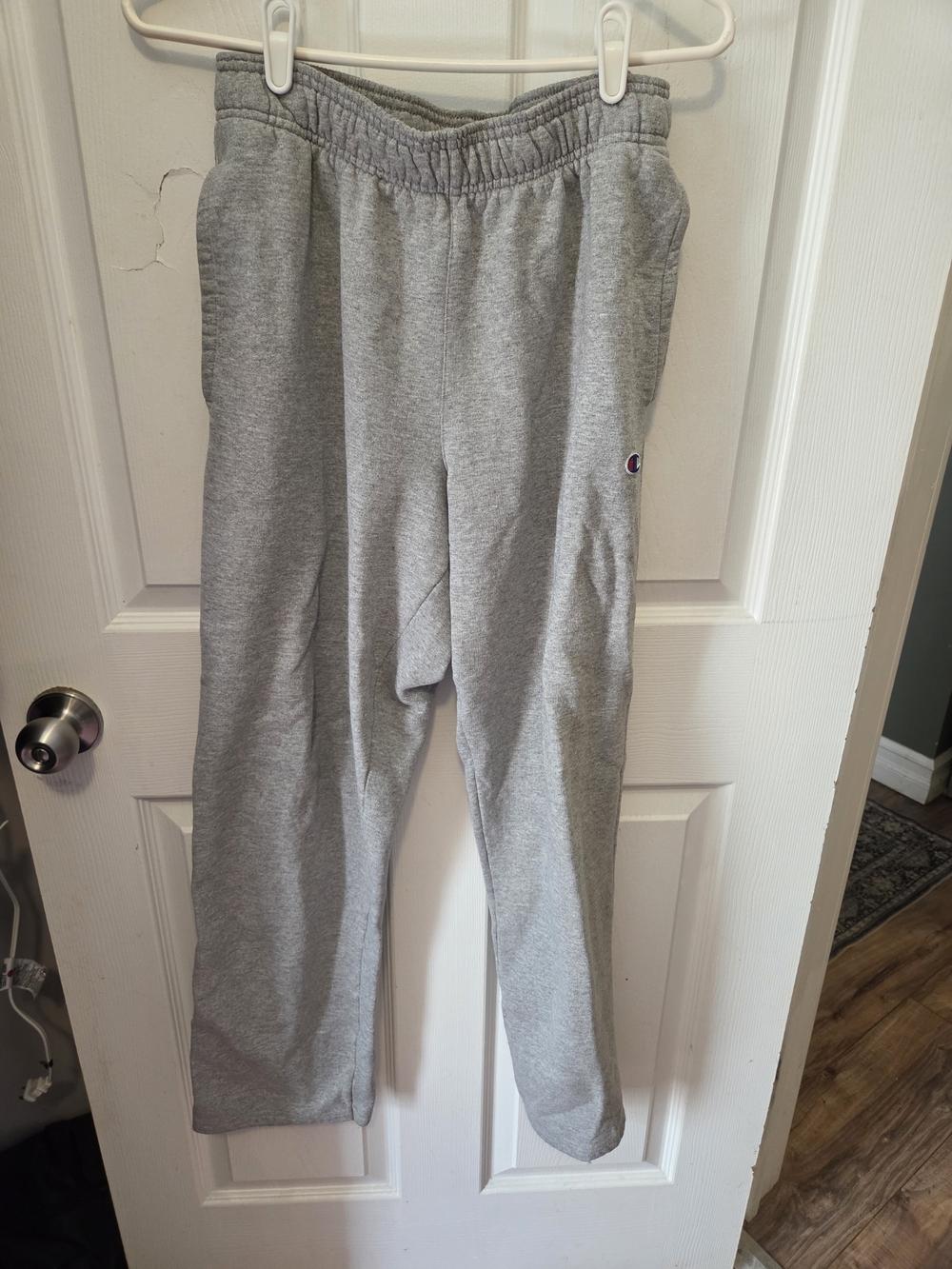 Champion Gray Men's Sweatpants with Logo